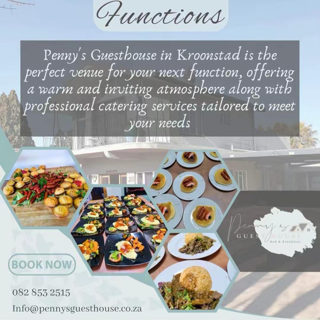 Penny's Guesthouse Functions and Events Venue